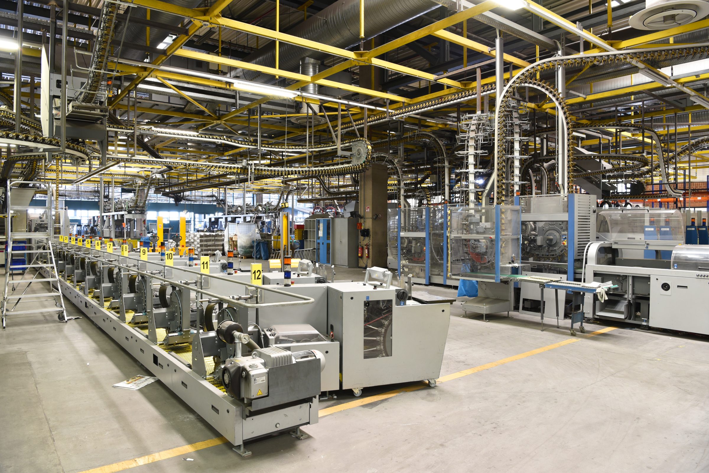 Production lines, plant equipment, and OT-to-enterprise integration