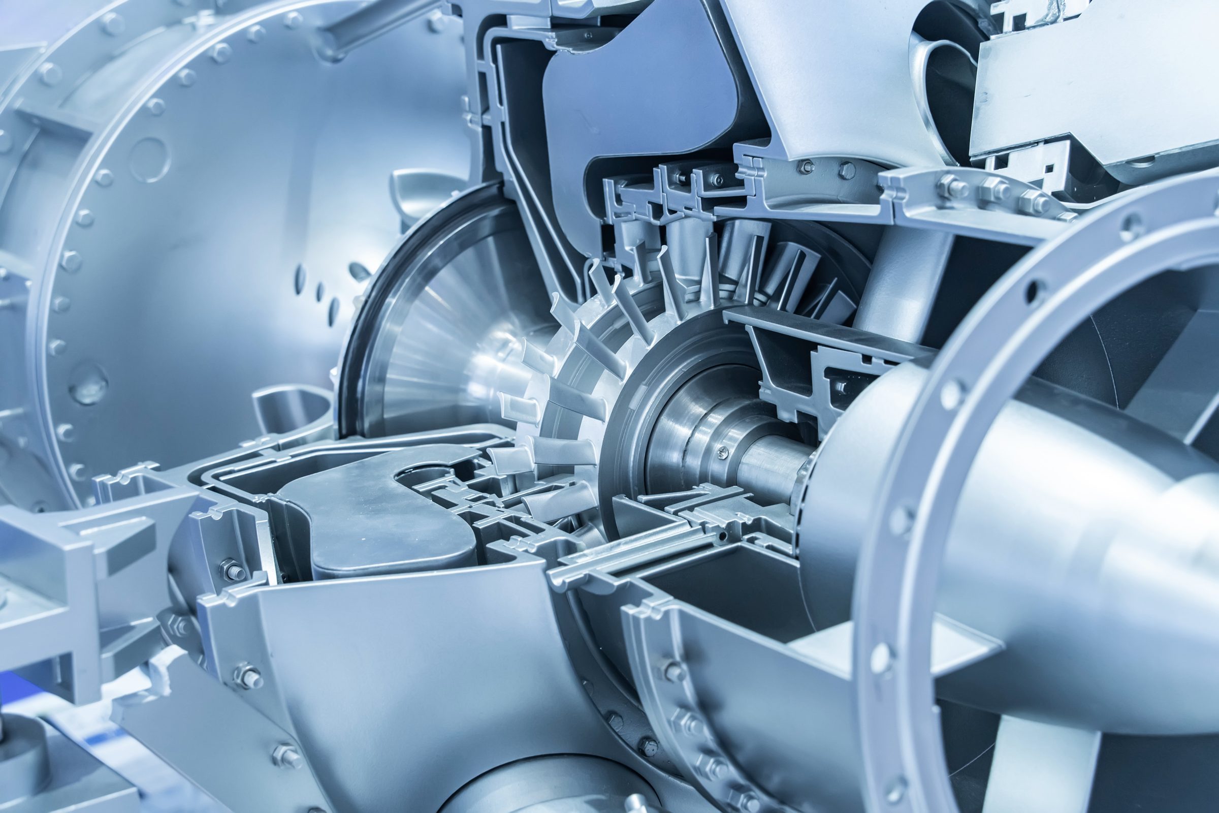 Industrial turbines and power generation equipment